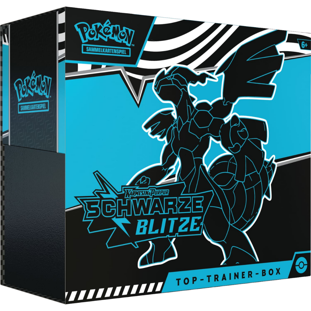 Pokemon Schwarze Blitze Top Trainer Box Deutsch (SV10.5)