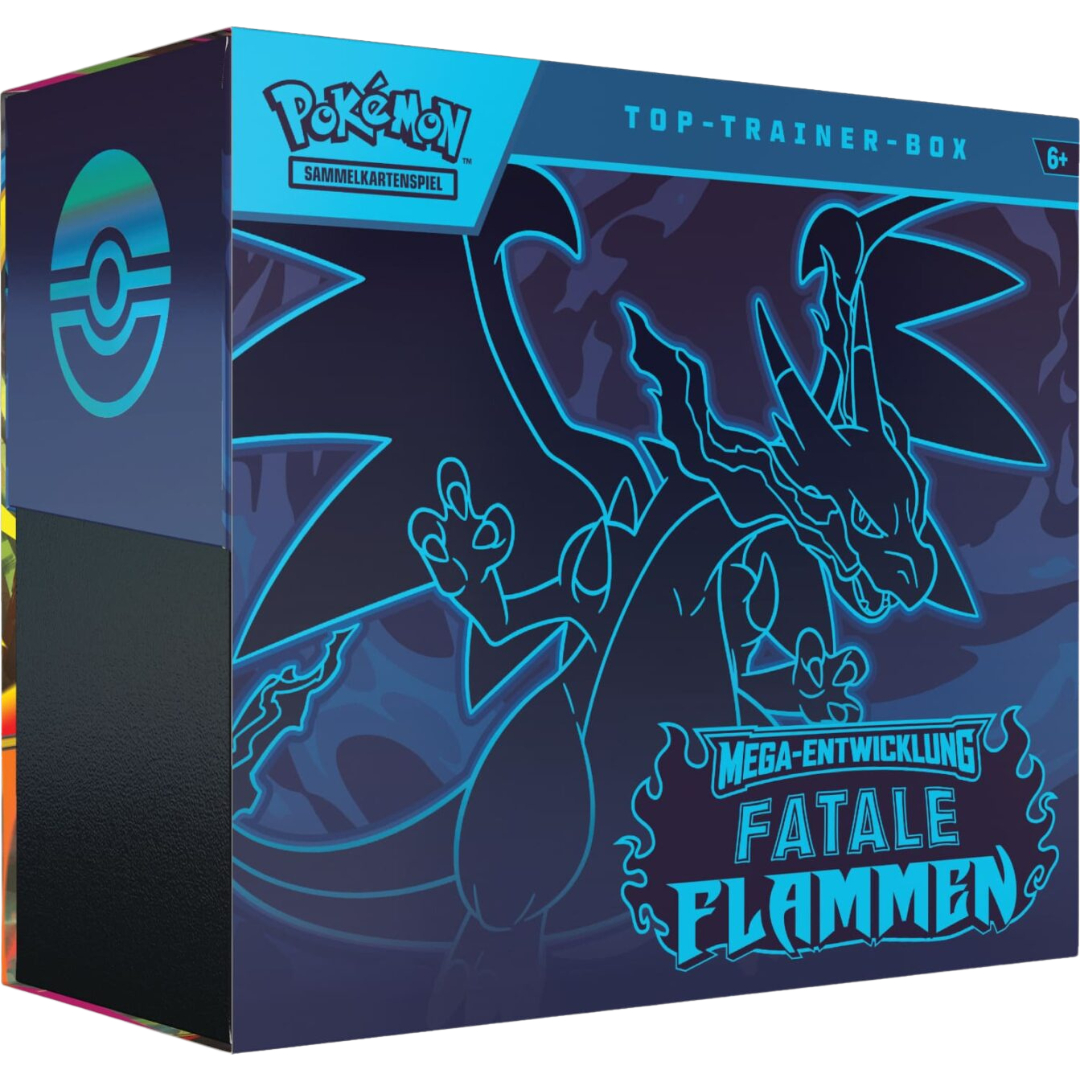 Pokemon Fatale Flammen Top Trainer Box Deutsch (ME02)