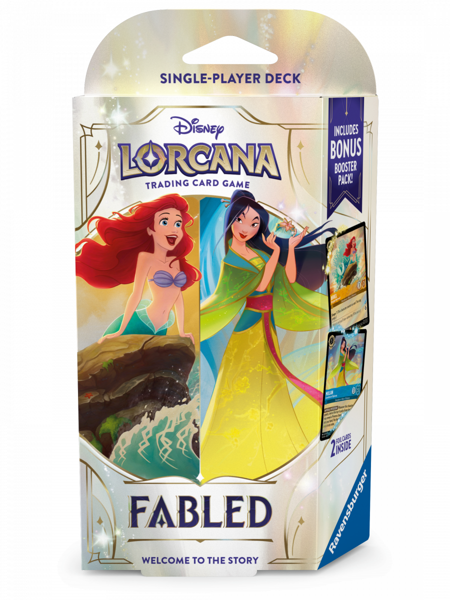 Disney Lorcana - Fabled - Amber & Sapphire Starter Deck - EN