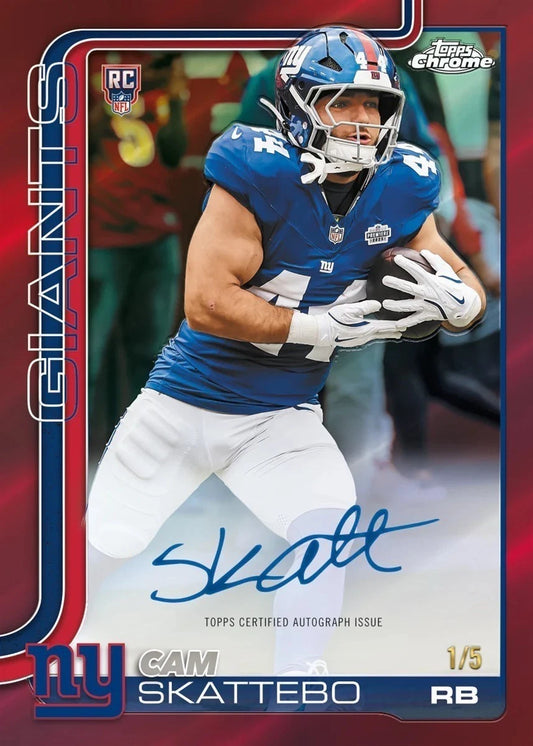 2025 Topps Chrome Football Value Box