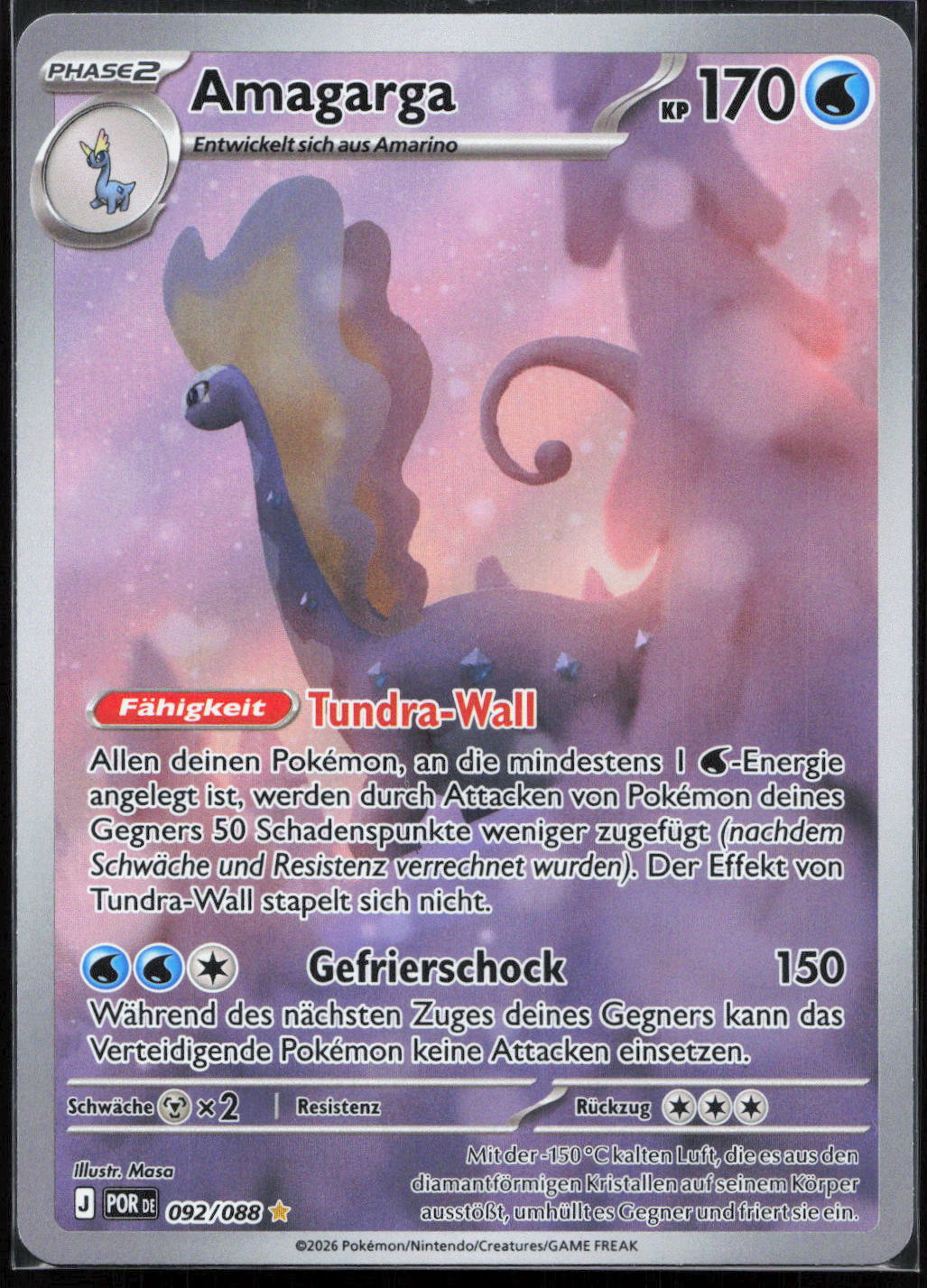 Pokemon TCG Amagarga Optimale Ordnung ME 092 NM