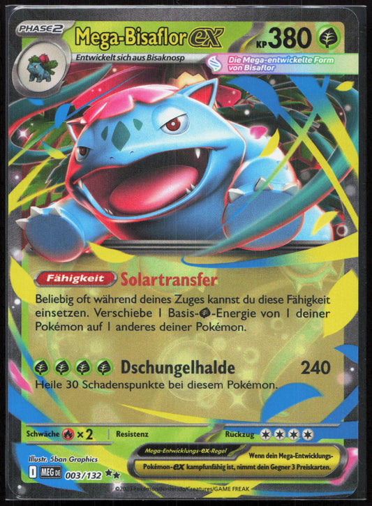 Pokemon TCG Mega-Bisaflor-ex Mega-Entwicklung me 003 NM