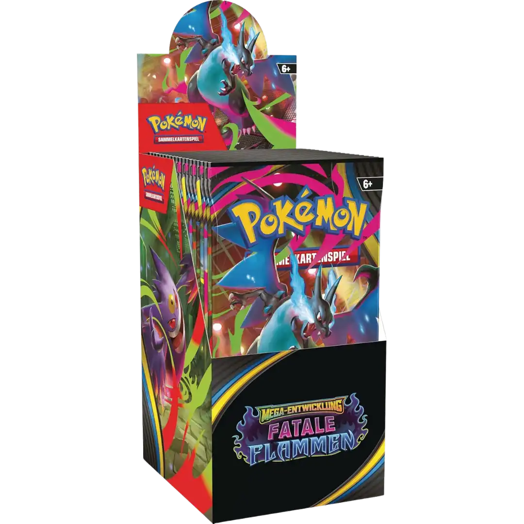 Pokemon Fatale Flammen 18er Booster Box Display Deutsch (ME02)