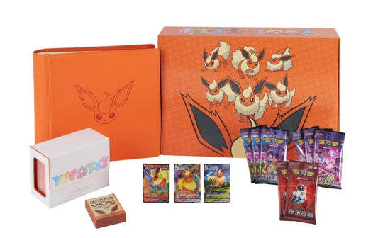 Pokemon Flamara Gift Box Set Kollektion Chinesisch OVP Sealed