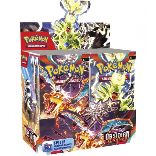 Pokemon Obsidianflammen 36 Booster Display - Deutsch