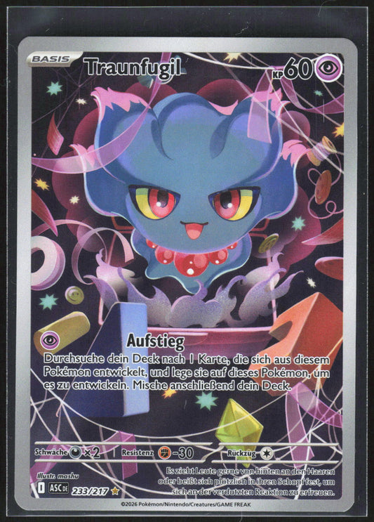 Pokemon TCG Traunfugil Erhabene Helden 233 NM Selten, Illustration