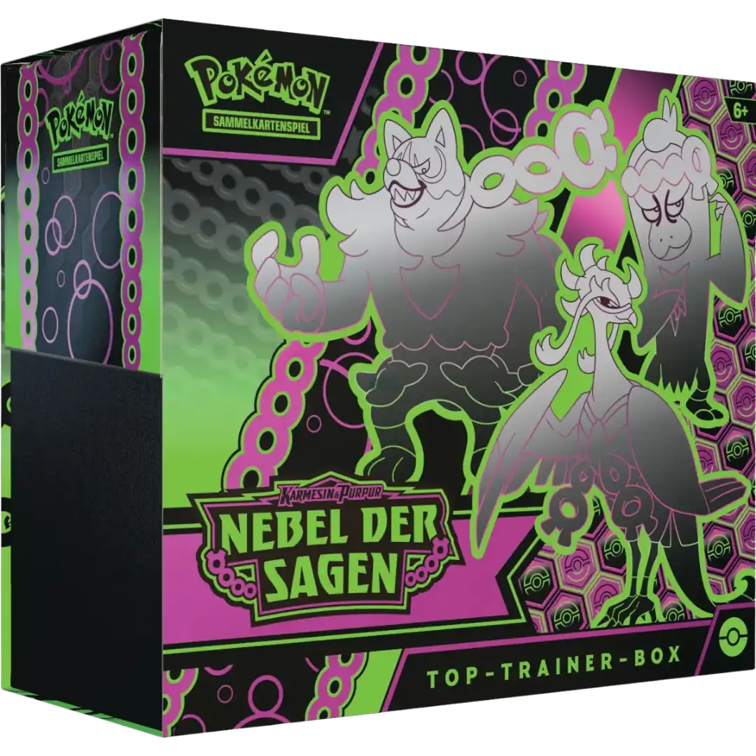 Pokemon Nebel der Sagen Top Trainer Box Deutsch