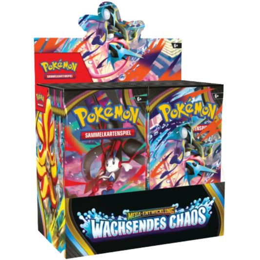 Pokemon Wachsendes Chaos 36 Booster Display - Deutsch